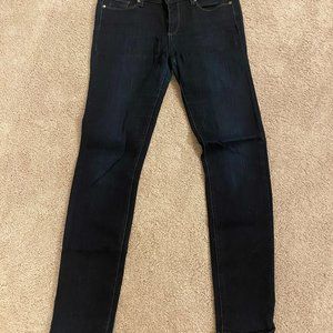 Paige Dark Wash Skyline Skinny